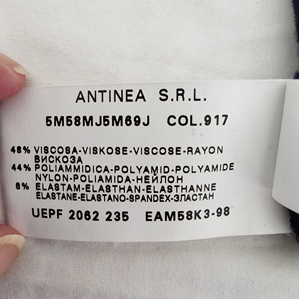 Armani Collezioni Black Velvet Floral Tee Size 6 - Picture 11 of 13